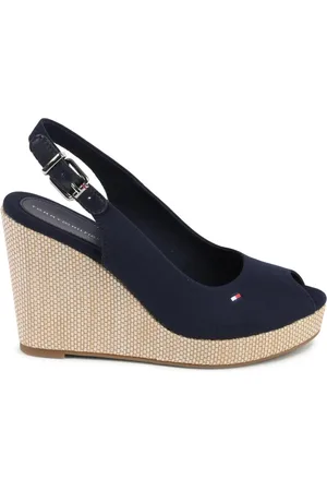 Tommy Hilfiger Dames, Schoenen, Blauw, Maat: 39 EU Katoen