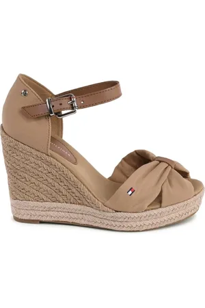 Tommy Hilfiger Dames, Schoenen, Bruin, Maat: 41 EU Katoen