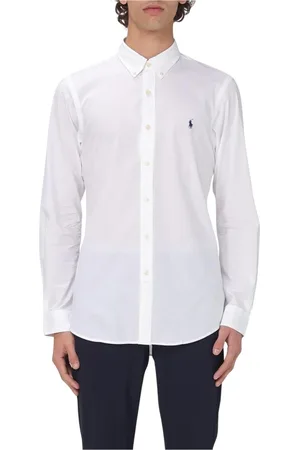 Ralph Lauren Heren, Overhemden, Wit, Maat: XL Katoen