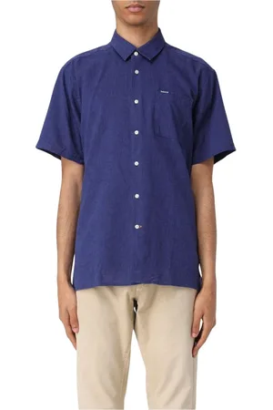 Barbour Heren, Overhemden, Blauw, Maat: XL Linnen