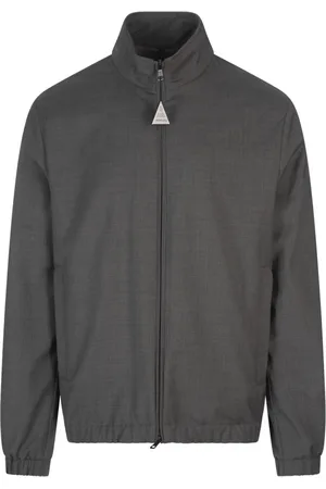 Moncler Heren, Jassen, Grijs, Maat: 2XL Wol