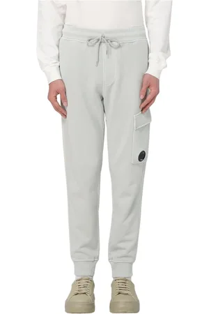 C.P. Company Heren, Broeken, Grijs, Maat: XS Fleece