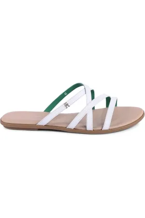 Tommy Hilfiger Dames, Schoenen, Wit, Maat: 42 EU Leer