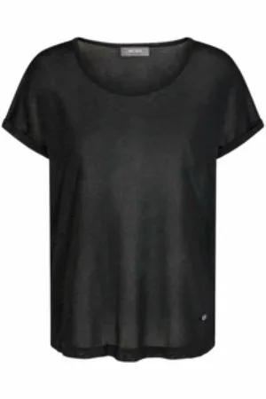 Mos Mosh Dames, Tops, Zwart, Maat: M