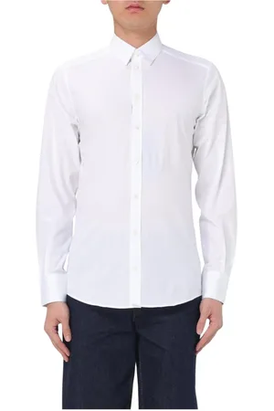 Dolce & Gabbana Heren, Overhemden, Wit, Maat: 2XL Katoen
