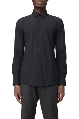 HUGO BOSS Heren, Overhemden, Zwart, Maat: 2XL