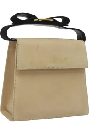Salvatore Ferragamo Dames, Pre-owned, , Maat: ONE Size Suède