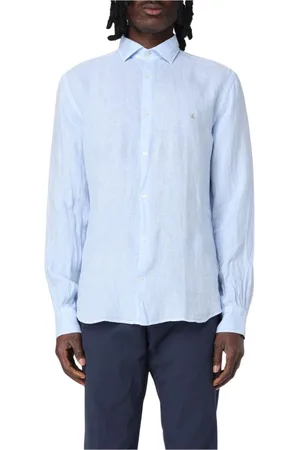BROOKSFIELD Heren, Overhemden, Blauw, Maat: 5XL Denim
