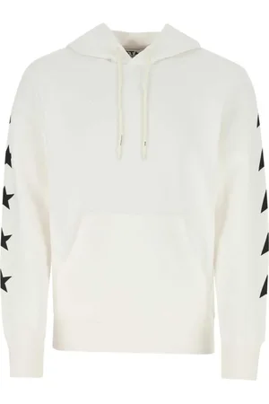 Golden Goose Heren, Sweatshirts & Hoodies, Wit, Maat: M Katoen
