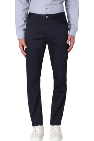 Armani Exchange Heren, Broeken, Blauw, Maat: W30 Katoen