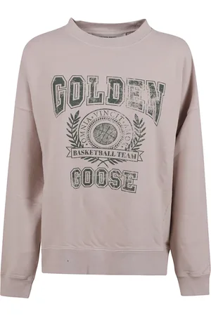 Golden Goose Heren, Sweatshirts & Hoodies, Roze, Maat: L Katoen