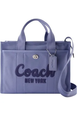 Coach Dames, Tassen, Blauw, Maat: ONE Size Katoen