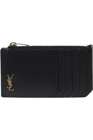 Saint Laurent Heren, Accessoires, Zwart, Maat: ONE Size Leer