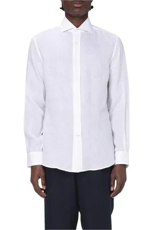 Brunello Cucinelli Heren, Overhemden, Wit, Maat: M