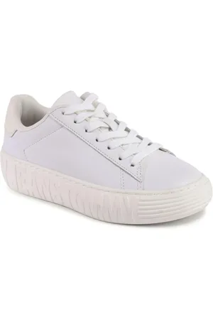 Tommy Hilfiger Dames, Schoenen, Wit, Maat: 38 EU Leer