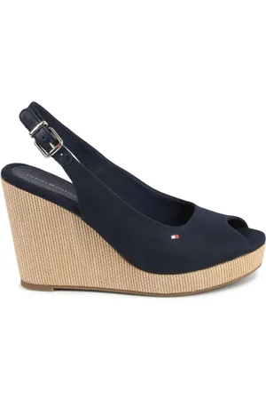 Tommy Hilfiger Dames, Schoenen, Blauw, Maat: 36 EU Katoen