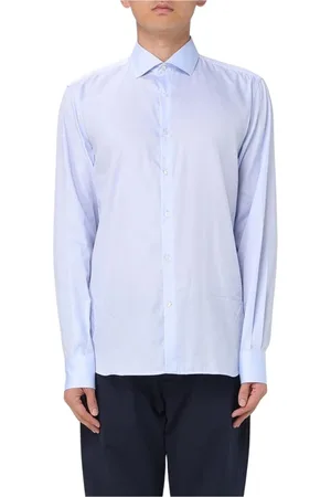 BROOKSFIELD Heren, Overhemden, Blauw, Maat: 3XL Katoen