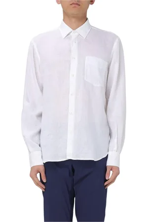 Aspesi Heren, Overhemden, Wit, Maat: 2XL Linnen