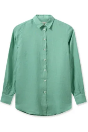 Mos Mosh Dames, Blouses & Shirts, Groen, Maat: S