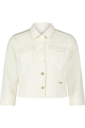 Betty & Co Dames, Jassen, Wit, Maat: 3XL Leer