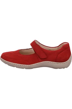 Waldläufer Dames, Schoenen, Rood, Maat: 37 EU