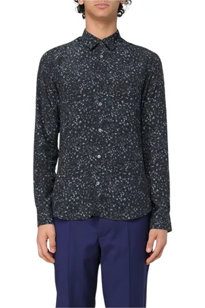Paul Smith Heren, Overhemden, Blauw, Maat: M Viscose