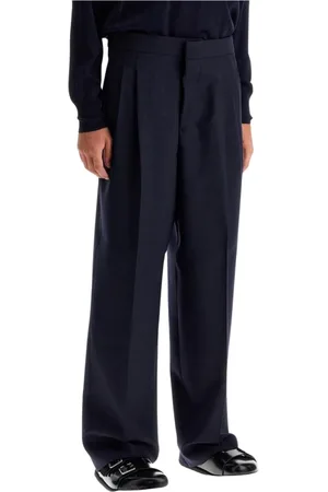 Ami Heren, Broeken, Blauw, Maat: W42 Wol
