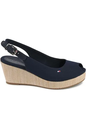 Tommy Hilfiger Dames, Schoenen, Blauw, Maat: 36 EU Katoen