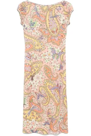 Etro Dames, Jurken, Veelkleurig, Maat: S Viscose