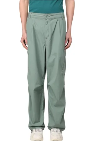 Carhartt Heren, Broeken, Groen, Maat: W32 Katoen