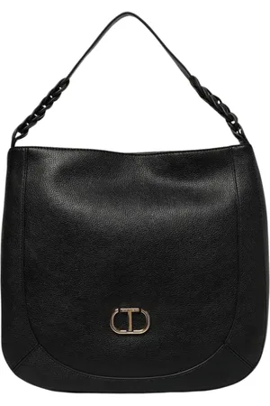 Twin-Set Dames, Tassen, Zwart, Maat: ONE Size Leer
