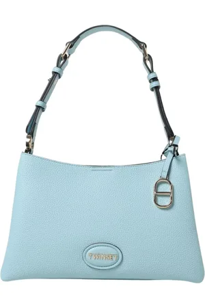 Twin-Set Dames, Tassen, Blauw, Maat: ONE Size Leer