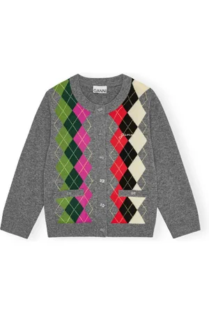 Ganni Dames, Truien, Veelkleurig, Maat: XS Wol