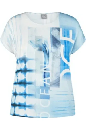 Rabe Dames, Tops, Blauw, Maat: M