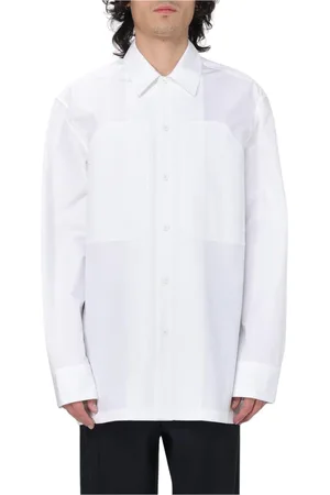 Jil Sander Heren, Overhemden, Wit, Maat: L