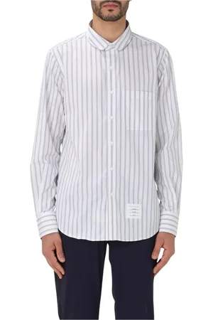 Thom Browne Heren, Overhemden, Grijs, Maat: XL Katoen