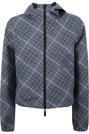 Burberry Dames, Jassen, Blauw, Maat: S Poliester