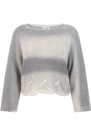 Aaiko Dames, Truien, Grijs, Maat: XS Katoen