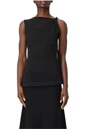 LIVIANA CONTI Dames, Tops, Zwart, Maat: L