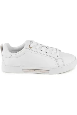 Tommy Hilfiger Dames, Schoenen, Wit, Maat: 37 EU Leer