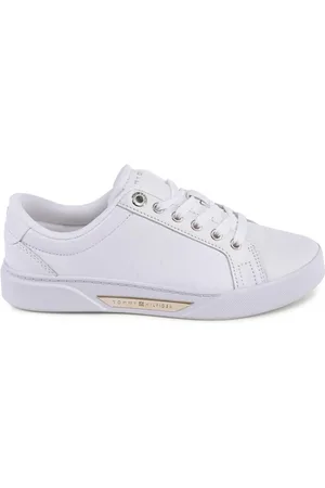 Tommy Hilfiger Dames, Schoenen, Wit, Maat: 37 EU Leer