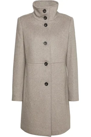 ESPRIT Dames, Mantels, Grijs, Maat: 2XL