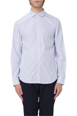 Armani Exchange Heren, Overhemden, Blauw, Maat: S Katoen