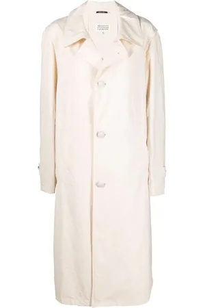 Maison Margiela Dames, Mantels, Wit, Maat: XS Katoen