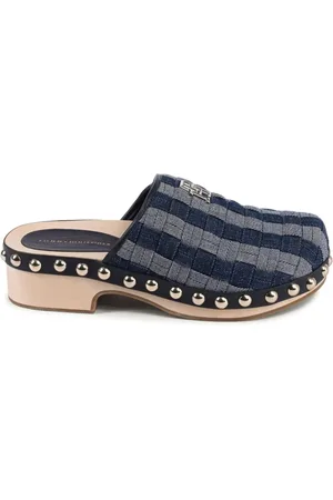 Tommy Hilfiger Dames, Schoenen, Blauw, Maat: 38 EU Katoen