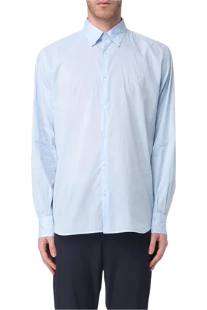 BROOKSFIELD Heren, Overhemden, Blauw, Maat: 3XL Katoen