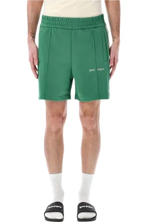 Palm Angels Heren, Korte broeken, Groen, Maat: XL Katoen