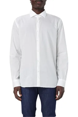BROOKSFIELD Heren, Overhemden, Wit, Maat: 3XL Katoen