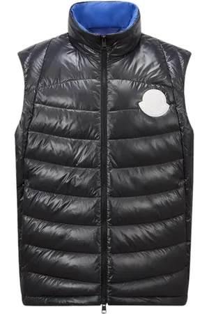 Moncler Heren, Jassen, Blauw, Maat: S Polyamide