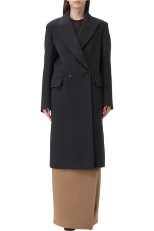 Max Mara Dames, Mantels, Grijs, Maat: XS Wol